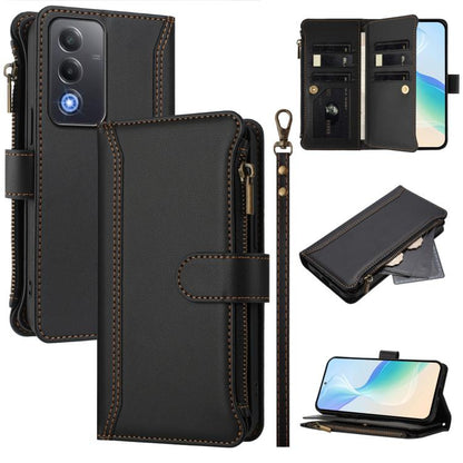 Magnetic Closure 9 Card Slots Zipper Leather Case with Hand Strap, For OPPO Reno16 F 5G/Reno16 FS 5G, For OPPO Reno16/Reno16 Pro 5G Global, For OPPO Find X9s Pro 5G, For OPPO Find X9 Ultra, For OPPO Find X9, For OPPO A6 GT 5G, For OPPO Find X9 Pro     ...