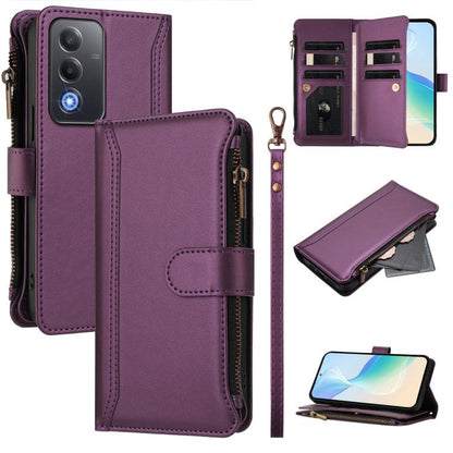 Magnetic Closure 9 Card Slots Zipper Leather Case with Hand Strap, For OPPO Reno16 F 5G/Reno16 FS 5G, For OPPO Reno16/Reno16 Pro 5G Global, For OPPO Find X9s Pro 5G, For OPPO Find X9 Ultra, For OPPO Find X9, For OPPO A6 GT 5G, For OPPO Find X9 Pro     ...