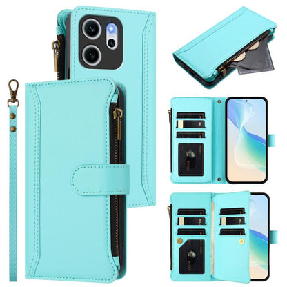 Magnetic Closure 9 Card Slots Zipper Leather Case with Hand Strap, For OPPO Reno16 F 5G/Reno16 FS 5G, For OPPO Reno16/Reno16 Pro 5G Global, For OPPO Find X9s Pro 5G, For OPPO Find X9 Ultra, For OPPO Find X9, For OPPO A6 GT 5G, For OPPO Find X9 Pro     ...