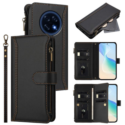 Magnetic Closure 9 Card Slots Zipper Leather Case with Hand Strap, For OPPO Reno16 F 5G/Reno16 FS 5G, For OPPO Reno16/Reno16 Pro 5G Global, For OPPO Find X9s Pro 5G, For OPPO Find X9 Ultra, For OPPO Find X9, For OPPO A6 GT 5G, For OPPO Find X9 Pro     ...
