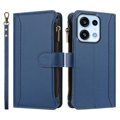 Magnetic Closure 9 Card Slots Zipper Leather Case with Hand Strap, For OPPO Reno16 F 5G/Reno16 FS 5G, For OPPO Reno16/Reno16 Pro 5G Global, For OPPO Find X9s Pro 5G, For OPPO Find X9 Ultra, For OPPO Find X9, For OPPO A6 GT 5G, For OPPO Find X9 Pro     ...