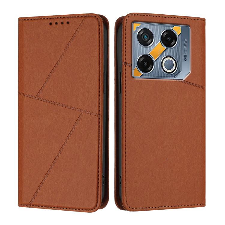 Strong Magnetic Frosted Flip Leather Phone Case, For Infinix Note 50 4G / Note 50 Pro 4G, For Infinix Hot 50 Pro 4G, For Infinix Hot 50i / Smart 9, For Infinix Hot 50 Pro+ 4G, For Infinix Hot 50 4G, For Infinix Hot 50 5G                                ...
