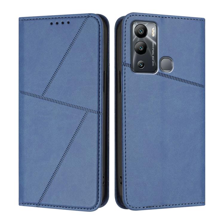 Strong Magnetic Frosted Flip Leather Phone Case, For Infinix Hot 30, For Infinix Hot 20 5G, For Infinix Smart 7, For Infinix Hot 12i / Hot 20i, For Infinix Hot 20 4G, For Infinix Smart 6 Plus India, For Infinix Smart 6 HD