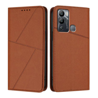 Strong Magnetic Frosted Flip Leather Phone Case, For Infinix Hot 30, For Infinix Hot 20 5G, For Infinix Smart 7, For Infinix Hot 12i / Hot 20i, For Infinix Hot 20 4G, For Infinix Smart 6 Plus India, For Infinix Smart 6 HD