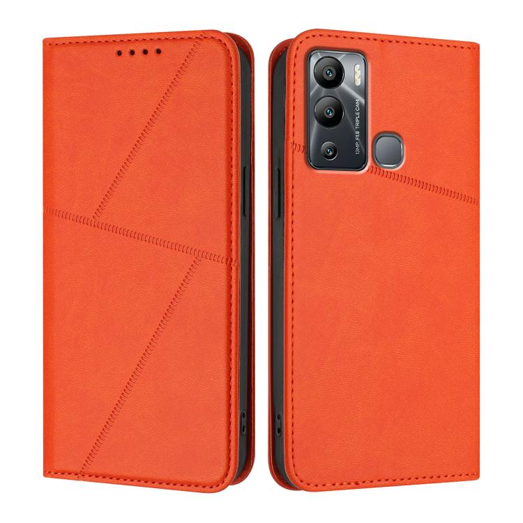 Strong Magnetic Frosted Flip Leather Phone Case, For Infinix Hot 30, For Infinix Hot 20 5G, For Infinix Smart 7, For Infinix Hot 12i / Hot 20i, For Infinix Hot 20 4G, For Infinix Smart 6 Plus India, For Infinix Smart 6 HD