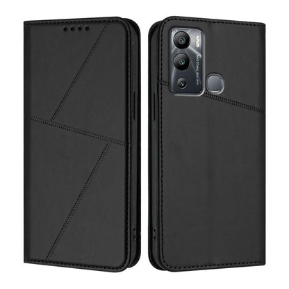 Strong Magnetic Frosted Flip Leather Phone Case, For Infinix Hot 30, For Infinix Hot 20 5G, For Infinix Smart 7, For Infinix Hot 12i / Hot 20i, For Infinix Hot 20 4G, For Infinix Smart 6 Plus India, For Infinix Smart 6 HD