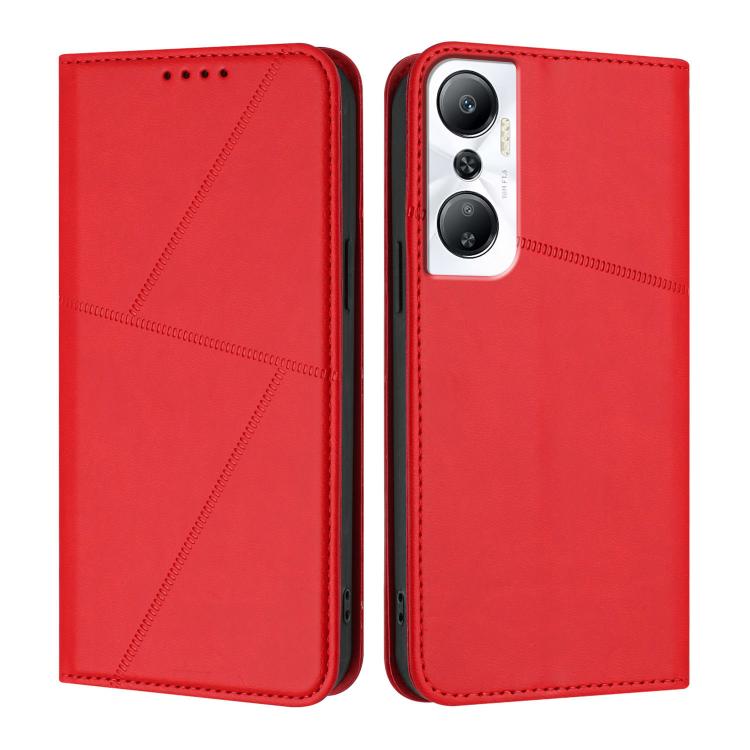 Strong Magnetic Frosted Flip Leather Phone Case, For Infinix Hot 30, For Infinix Hot 20 5G, For Infinix Smart 7, For Infinix Hot 12i / Hot 20i, For Infinix Hot 20 4G, For Infinix Smart 6 Plus India, For Infinix Smart 6 HD