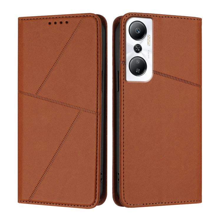 Strong Magnetic Frosted Flip Leather Phone Case, For Infinix Hot 30, For Infinix Hot 20 5G, For Infinix Smart 7, For Infinix Hot 12i / Hot 20i, For Infinix Hot 20 4G, For Infinix Smart 6 Plus India, For Infinix Smart 6 HD
