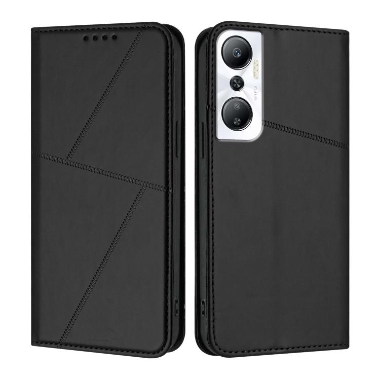 Strong Magnetic Frosted Flip Leather Phone Case, For Infinix Hot 30, For Infinix Hot 20 5G, For Infinix Smart 7, For Infinix Hot 12i / Hot 20i, For Infinix Hot 20 4G, For Infinix Smart 6 Plus India, For Infinix Smart 6 HD