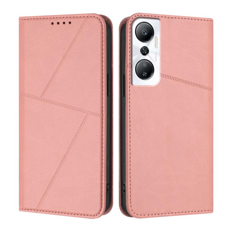 Strong Magnetic Frosted Flip Leather Phone Case, For Infinix Hot 30, For Infinix Hot 20 5G, For Infinix Smart 7, For Infinix Hot 12i / Hot 20i, For Infinix Hot 20 4G, For Infinix Smart 6 Plus India, For Infinix Smart 6 HD