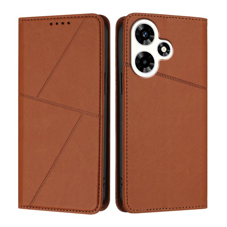 Strong Magnetic Frosted Flip Leather Phone Case, For Infinix Hot 30, For Infinix Hot 20 5G, For Infinix Smart 7, For Infinix Hot 12i / Hot 20i, For Infinix Hot 20 4G, For Infinix Smart 6 Plus India, For Infinix Smart 6 HD