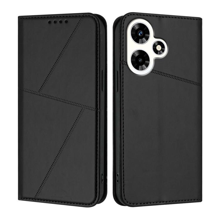 Strong Magnetic Frosted Flip Leather Phone Case, For Infinix Hot 30, For Infinix Hot 20 5G, For Infinix Smart 7, For Infinix Hot 12i / Hot 20i, For Infinix Hot 20 4G, For Infinix Smart 6 Plus India, For Infinix Smart 6 HD