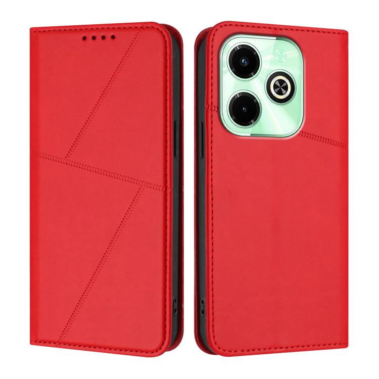 Strong Magnetic Frosted Flip Leather Phone Case, For Infinix Note 40 Pro / Note 40 Pro+, For Infinix Note 40 4G, For Infinix Hot 40 / Hot 40 Pro, For Infinix Hot 40i, For Infinix Zero 30 4G, For Infinix Hot 30 Play / Hot 30 Play NFC                    ...