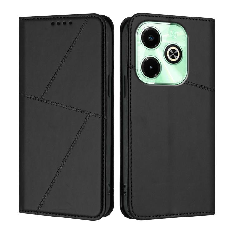 Strong Magnetic Frosted Flip Leather Phone Case, For Infinix Note 40 Pro / Note 40 Pro+, For Infinix Note 40 4G, For Infinix Hot 40 / Hot 40 Pro, For Infinix Hot 40i, For Infinix Zero 30 4G, For Infinix Hot 30 Play / Hot 30 Play NFC                    ...