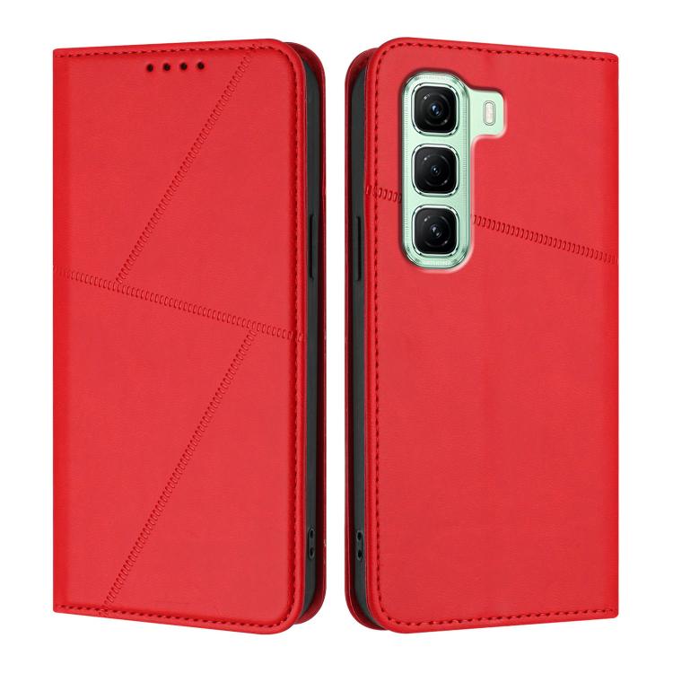 Strong Magnetic Frosted Flip Leather Phone Case, For Infinix Note 50 4G / Note 50 Pro 4G, For Infinix Hot 50 Pro 4G, For Infinix Hot 50i / Smart 9, For Infinix Hot 50 Pro+ 4G, For Infinix Hot 50 4G, For Infinix Hot 50 5G                                ...