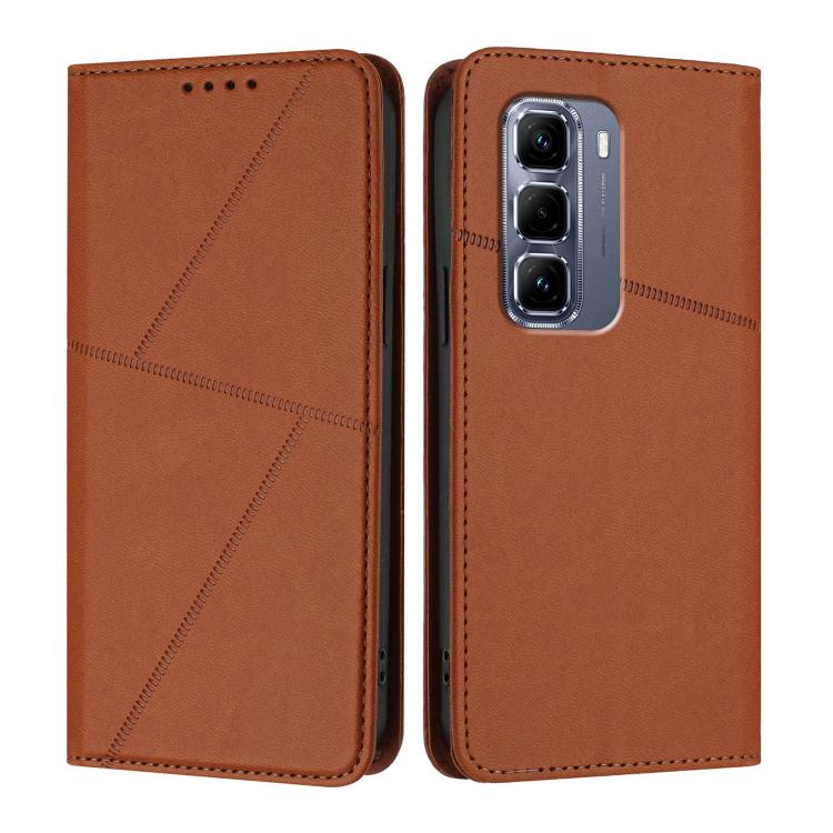 Strong Magnetic Frosted Flip Leather Phone Case, For Infinix Note 50 4G / Note 50 Pro 4G, For Infinix Hot 50 Pro 4G, For Infinix Hot 50i / Smart 9, For Infinix Hot 50 Pro+ 4G, For Infinix Hot 50 4G, For Infinix Hot 50 5G                                ...
