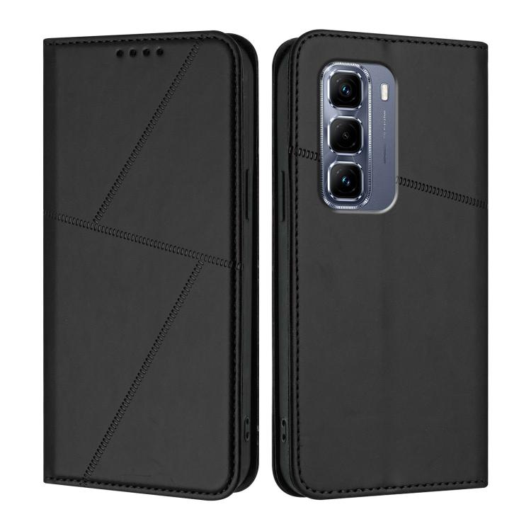 Strong Magnetic Frosted Flip Leather Phone Case, For Infinix Note 50 4G / Note 50 Pro 4G, For Infinix Hot 50 Pro 4G, For Infinix Hot 50i / Smart 9, For Infinix Hot 50 Pro+ 4G, For Infinix Hot 50 4G, For Infinix Hot 50 5G                                ...