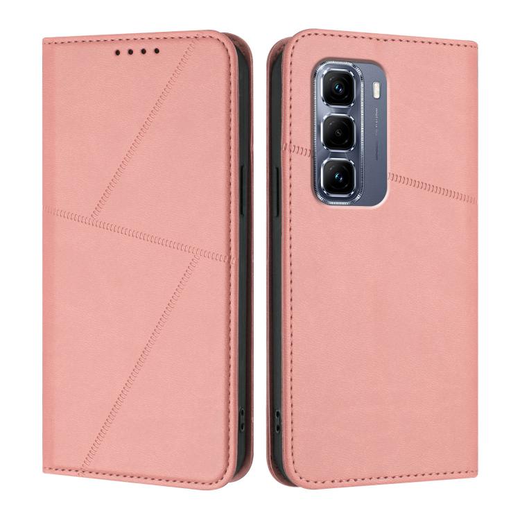 Strong Magnetic Frosted Flip Leather Phone Case, For Infinix Note 50 4G / Note 50 Pro 4G, For Infinix Hot 50 Pro 4G, For Infinix Hot 50i / Smart 9, For Infinix Hot 50 Pro+ 4G, For Infinix Hot 50 4G, For Infinix Hot 50 5G                                ...