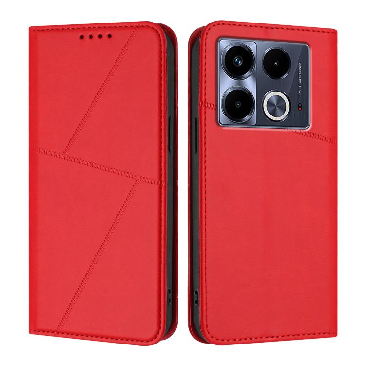 Strong Magnetic Frosted Flip Leather Phone Case, For Infinix Note 50 4G / Note 50 Pro 4G, For Infinix Hot 50 Pro 4G, For Infinix Hot 50i / Smart 9, For Infinix Hot 50 Pro+ 4G, For Infinix Hot 50 4G, For Infinix Hot 50 5G                                ...