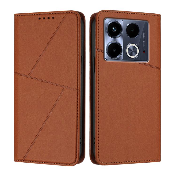 Strong Magnetic Frosted Flip Leather Phone Case, For Infinix Note 50 4G / Note 50 Pro 4G, For Infinix Hot 50 Pro 4G, For Infinix Hot 50i / Smart 9, For Infinix Hot 50 Pro+ 4G, For Infinix Hot 50 4G, For Infinix Hot 50 5G                                ...