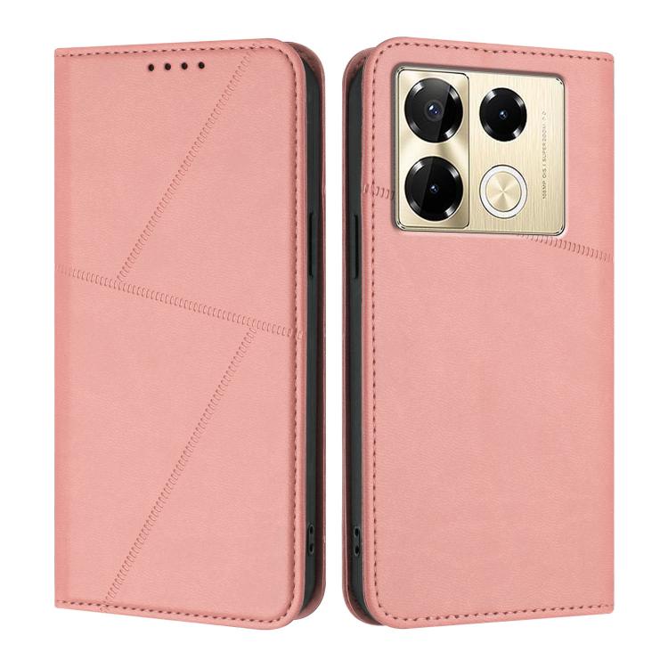 Strong Magnetic Frosted Flip Leather Phone Case, For Infinix Note 40 Pro / Note 40 Pro+, For Infinix Note 40 4G, For Infinix Hot 40 / Hot 40 Pro, For Infinix Hot 40i, For Infinix Zero 30 4G, For Infinix Hot 30 Play / Hot 30 Play NFC                    ...