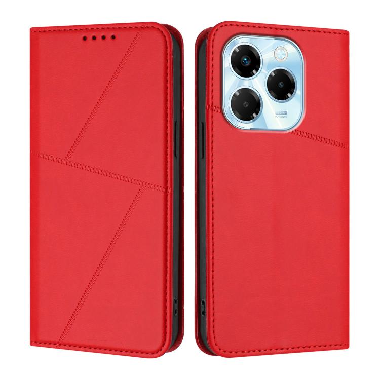 Strong Magnetic Frosted Flip Leather Phone Case, For Infinix Note 50 4G / Note 50 Pro 4G, For Infinix Hot 50 Pro 4G, For Infinix Hot 50i / Smart 9, For Infinix Hot 50 Pro+ 4G, For Infinix Hot 50 4G, For Infinix Hot 50 5G                                ...