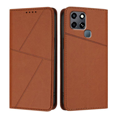 Strong Magnetic Frosted Flip Leather Phone Case, For Infinix Hot 30, For Infinix Hot 20 5G, For Infinix Smart 7, For Infinix Hot 12i / Hot 20i, For Infinix Hot 20 4G, For Infinix Smart 6 Plus India, For Infinix Smart 6 HD