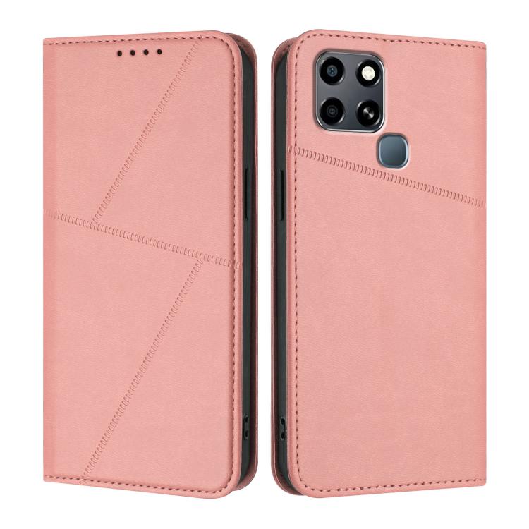 Strong Magnetic Frosted Flip Leather Phone Case, For Infinix Hot 30, For Infinix Hot 20 5G, For Infinix Smart 7, For Infinix Hot 12i / Hot 20i, For Infinix Hot 20 4G, For Infinix Smart 6 Plus India, For Infinix Smart 6 HD
