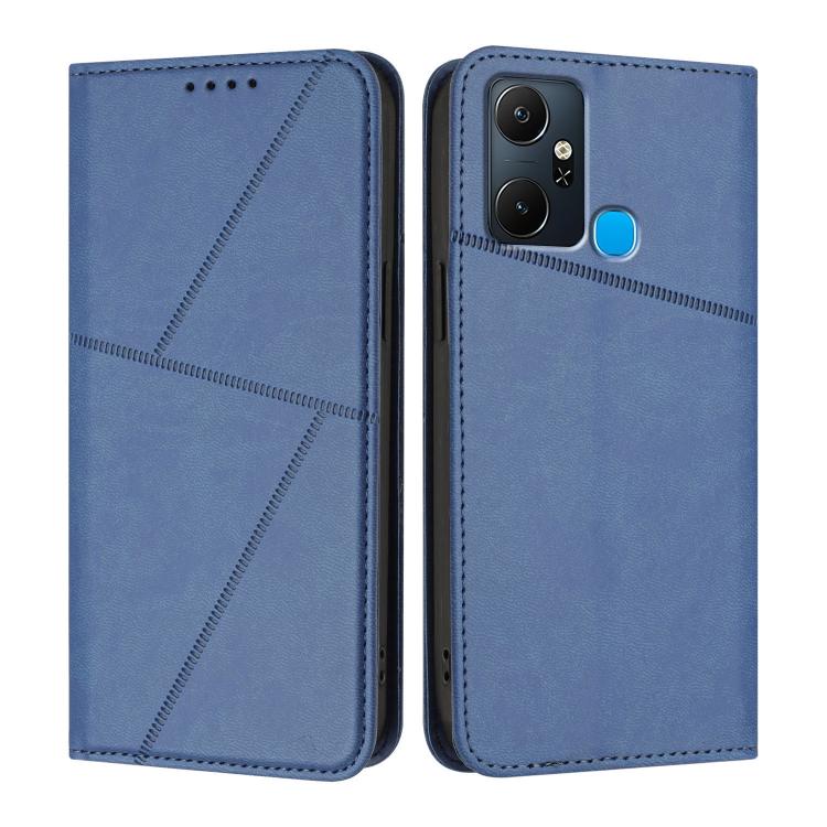 Strong Magnetic Frosted Flip Leather Phone Case, For Infinix Hot 30, For Infinix Hot 20 5G, For Infinix Smart 7, For Infinix Hot 12i / Hot 20i, For Infinix Hot 20 4G, For Infinix Smart 6 Plus India, For Infinix Smart 6 HD