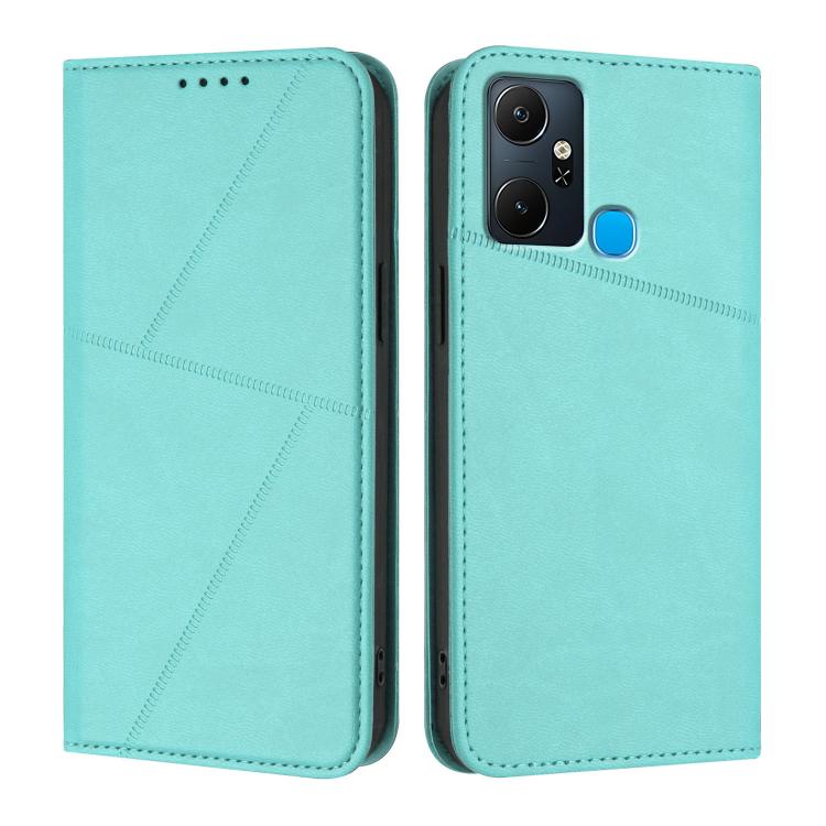 Strong Magnetic Frosted Flip Leather Phone Case, For Infinix Hot 30, For Infinix Hot 20 5G, For Infinix Smart 7, For Infinix Hot 12i / Hot 20i, For Infinix Hot 20 4G, For Infinix Smart 6 Plus India, For Infinix Smart 6 HD