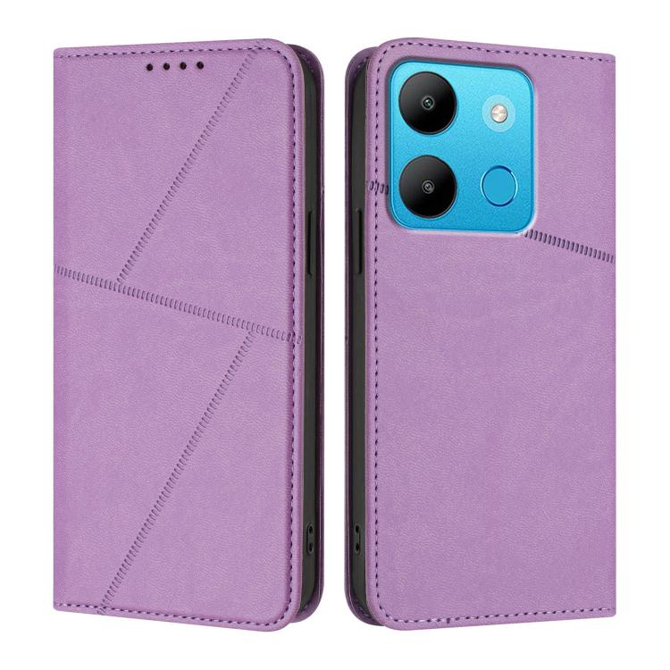 Strong Magnetic Frosted Flip Leather Phone Case, For Infinix Hot 30, For Infinix Hot 20 5G, For Infinix Smart 7, For Infinix Hot 12i / Hot 20i, For Infinix Hot 20 4G, For Infinix Smart 6 Plus India, For Infinix Smart 6 HD