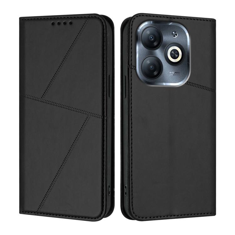 Strong Magnetic Frosted Flip Leather Phone Case, For Infinix Note 50 4G / Note 50 Pro 4G, For Infinix Hot 50 Pro 4G, For Infinix Hot 50i / Smart 9, For Infinix Hot 50 Pro+ 4G, For Infinix Hot 50 4G, For Infinix Hot 50 5G                                ...