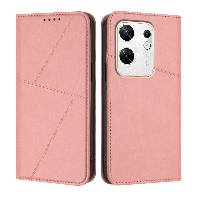 Strong Magnetic Frosted Flip Leather Phone Case, For Infinix Note 40 Pro / Note 40 Pro+, For Infinix Note 40 4G, For Infinix Hot 40 / Hot 40 Pro, For Infinix Hot 40i, For Infinix Zero 30 4G, For Infinix Hot 30 Play / Hot 30 Play NFC                    ...