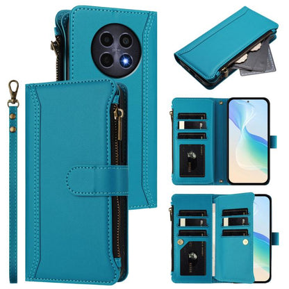 Magnetic Closure 9 Card Slots Zipper Leather Case with Hand Strap, For Realme GT7, For Realme Narzo 80 Pro, For Realme Narzo 80X, For Realme P3 Ultra 5G  Global, For Realme P3 5G Global, For Realme P3 Pro 5G  Global, For Realme 14 Pro+ 5G              ...