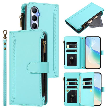 Magnetic Closure 9 Card Slots Zipper Leather Case with Hand Strap, For Realme 13 4G Global / P1 5G Global, For Realme 13 Pro 5G Global, For Realme GT 6 5G Global / GT 6T 5G Global, For Realme C67 4G Global / 12 Lite 4G Global                           ...