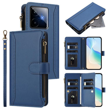 Magnetic Closure 9 Card Slots Zipper Leather Case with Hand Strap, For Realme GT7, For Realme Narzo 80 Pro, For Realme Narzo 80X, For Realme P3 Ultra 5G  Global, For Realme P3 5G Global, For Realme P3 Pro 5G  Global, For Realme 14 Pro+ 5G              ...