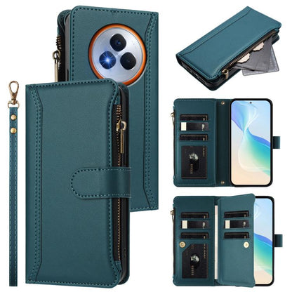 Magnetic Closure 9 Card Slots Zipper Leather Case with Hand Strap, For Realme GT7, For Realme Narzo 80 Pro, For Realme Narzo 80X, For Realme P3 Ultra 5G  Global, For Realme P3 5G Global, For Realme P3 Pro 5G  Global, For Realme 14 Pro+ 5G              ...
