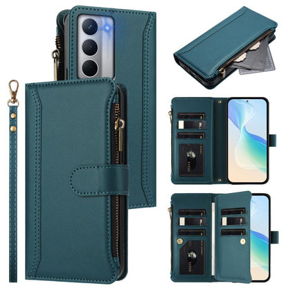 Magnetic Closure 9 Card Slots Zipper Leather Case with Hand Strap, For Realme GT7, For Realme Narzo 80 Pro, For Realme Narzo 80X, For Realme P3 Ultra 5G  Global, For Realme P3 5G Global, For Realme P3 Pro 5G  Global, For Realme 14 Pro+ 5G              ...