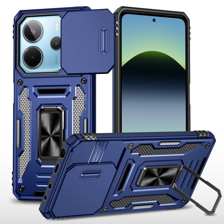 Armor PC Hybrid TPU Camera Shield Phone Case, For Redmi Note 15 Pro+ 5G Global 163.3mm, For Redmi Note 15 Global 4G / 5G 164mm, For Redmi Note 15 Pro 5G Global 163.6mm, For Redmi 15 5G / 4G EU 171mm, For Redmi 15C 5G / 4G Global 171mm                  ...
