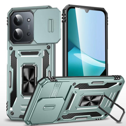 Armor PC Hybrid TPU Camera Shield Phone Case, For Redmi Note 15 Pro+ 5G Global 163.3mm, For Redmi Note 15 Global 4G / 5G 164mm, For Redmi Note 15 Pro 5G Global 163.6mm, For Redmi 15 5G / 4G EU 171mm, For Redmi 15C 5G / 4G Global 171mm                  ...