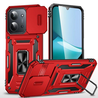 Armor PC Hybrid TPU Camera Shield Phone Case, For Redmi Note 15 Pro+ 5G Global 163.3mm, For Redmi Note 15 Global 4G / 5G 164mm, For Redmi Note 15 Pro 5G Global 163.6mm, For Redmi 15 5G / 4G EU 171mm, For Redmi 15C 5G / 4G Global 171mm                  ...