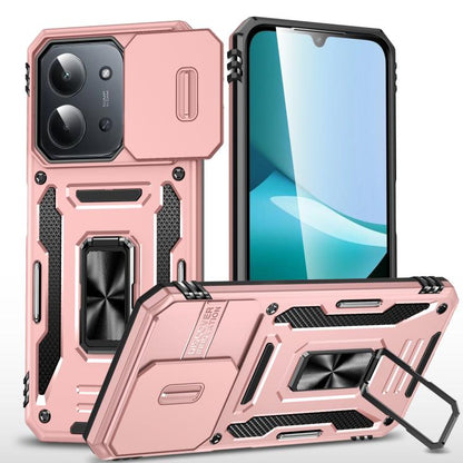 Armor PC Hybrid TPU Camera Shield Phone Case, For Redmi Note 15 Pro+ 5G Global 163.3mm, For Redmi Note 15 Global 4G / 5G 164mm, For Redmi Note 15 Pro 5G Global 163.6mm, For Redmi 15 5G / 4G EU 171mm, For Redmi 15C 5G / 4G Global 171mm                  ...