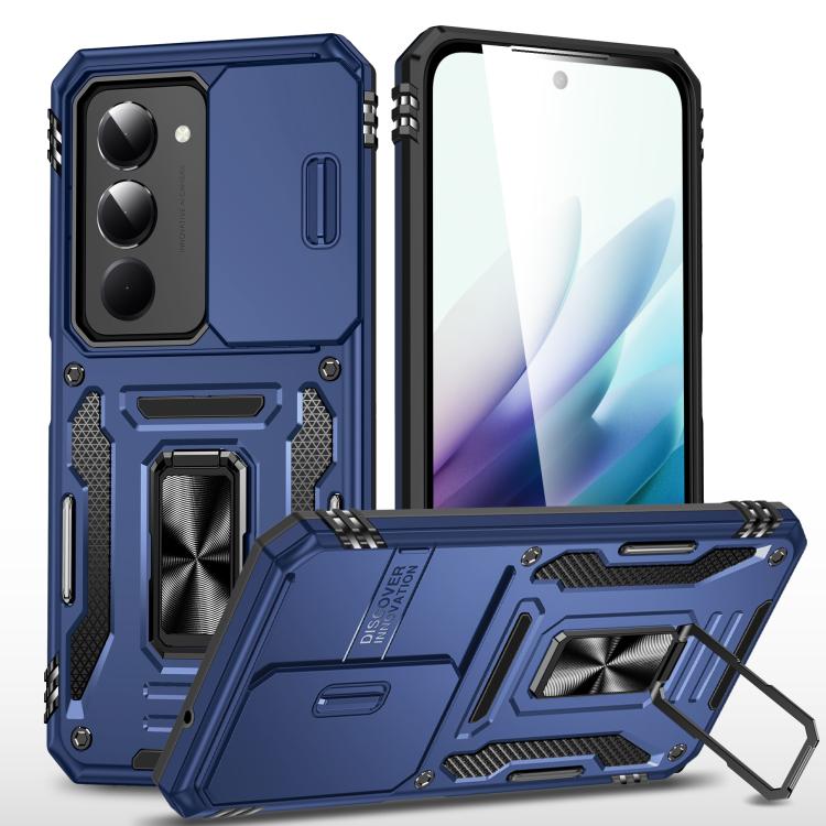 Armor PC Hybrid TPU Camera Shield Phone Case, For Redmi Note 15 Pro+ 5G Global 163.3mm, For Redmi Note 15 Global 4G / 5G 164mm, For Redmi Note 15 Pro 5G Global 163.6mm, For Redmi 15 5G / 4G EU 171mm, For Redmi 15C 5G / 4G Global 171mm                  ...