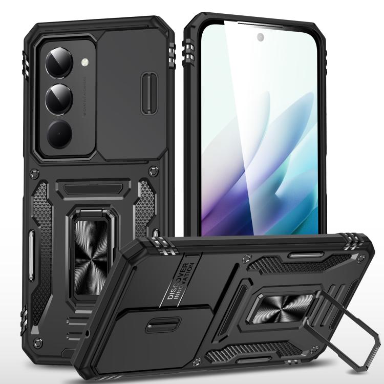 Armor PC Hybrid TPU Camera Shield Phone Case, For Redmi Note 15 Pro+ 5G Global 163.3mm, For Redmi Note 15 Global 4G / 5G 164mm, For Redmi Note 15 Pro 5G Global 163.6mm, For Redmi 15 5G / 4G EU 171mm, For Redmi 15C 5G / 4G Global 171mm                  ...