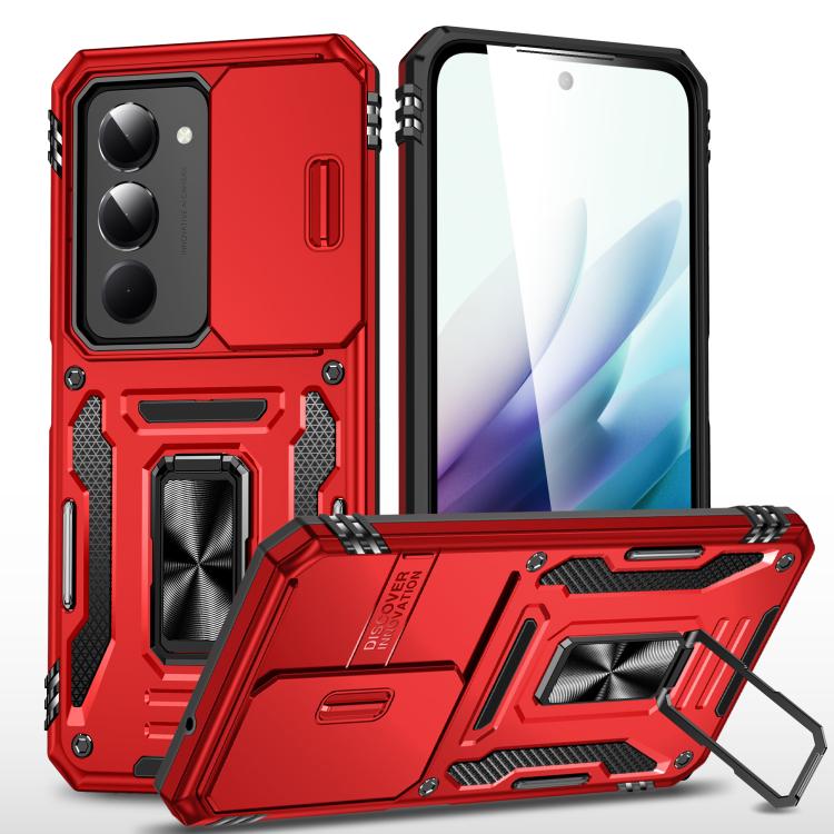 Armor PC Hybrid TPU Camera Shield Phone Case, For Redmi Note 15 Pro+ 5G Global 163.3mm, For Redmi Note 15 Global 4G / 5G 164mm, For Redmi Note 15 Pro 5G Global 163.6mm, For Redmi 15 5G / 4G EU 171mm, For Redmi 15C 5G / 4G Global 171mm                  ...