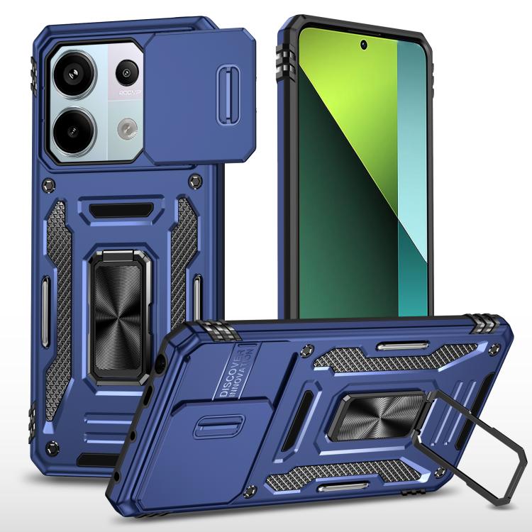 Armor PC Hybrid TPU Camera Shield Phone Case, For Redmi Note 15 Pro+ 5G Global 163.3mm, For Redmi Note 15 Global 4G / 5G 164mm, For Redmi Note 15 Pro 5G Global 163.6mm, For Redmi 15 5G / 4G EU 171mm, For Redmi 15C 5G / 4G Global 171mm                  ...