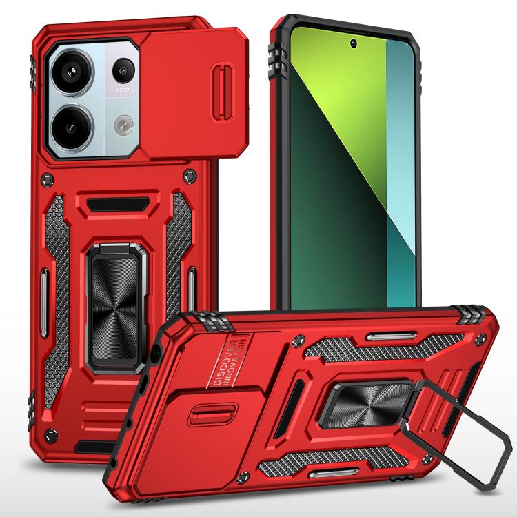 Armor PC Hybrid TPU Camera Shield Phone Case, For Redmi Note 15 Pro+ 5G Global 163.3mm, For Redmi Note 15 Global 4G / 5G 164mm, For Redmi Note 15 Pro 5G Global 163.6mm, For Redmi 15 5G / 4G EU 171mm, For Redmi 15C 5G / 4G Global 171mm                  ...