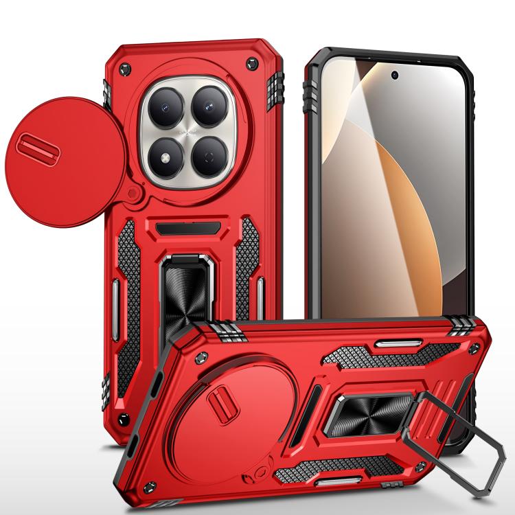 Armor PC Hybrid TPU Camera Shield Phone Case, For Redmi Note 15 Pro+ 5G Global 163.3mm, For Redmi Note 15 Global 4G / 5G 164mm, For Redmi Note 15 Pro 5G Global 163.6mm, For Redmi 15 5G / 4G EU 171mm, For Redmi 15C 5G / 4G Global 171mm                  ...