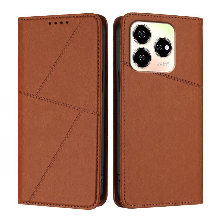 Strong Magnetic Frosted Flip Leather Phone Case, For ZTE Blade V70, For ZTE Blade A75 5G, For ZTE Blade A75 4G / nubia Focus, For ZTE Blade V60 Vita / Axon 60 Lite, For ZTE nubia Z60S Pro, For ZTE Blade A35 / Blade A55, For ZTE Axon 60                 ...