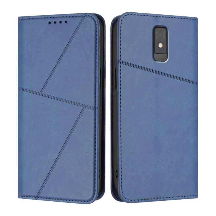 Strong Magnetic Frosted Flip Leather Phone Case, For ZTE Blade V41 Smart, For ZTE Blade A32, For ZTE Libero 5G III, For ZTE Blade A72 5G, For ZTE Libero 5G II, For ZTE Blade A72, For ZTE Blade A52